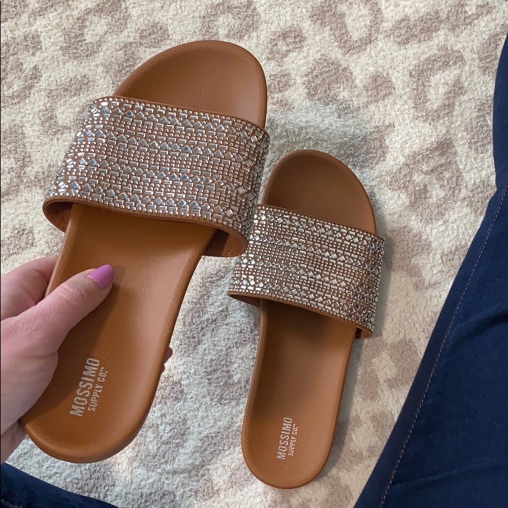 Mossimo Sparkle Slip On Sandals